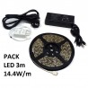 PACK LED 3m 4.8W/m 